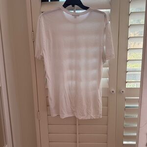 James Perse White Short Sleeve Crew Tee